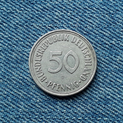 3i - 50 Pfennig 1967 j Germania RFG foto