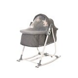 Cumpara ieftin Lorelli - Patut co-sleeper Alicante, 2 in 1, Cu sistem de leganare, 82x50 cm, Gri