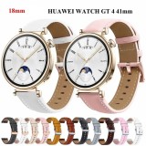 Curea de piele 18mm ceas HUAWEI WATCH GT 4 41mm Garmin Venu 3S Venu 2S Fossil