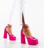 Cumpara ieftin Sandale cu toc Pugh Fuchsia
