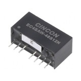 Convertor DC/DC 5/6W 18-75V la 12V 500mA - Adaptor de tensiune 12V 500mA