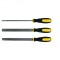 Set raspile mixte, 200 mm, dantura bastarda, 3 bucati, Topmaster, 360109