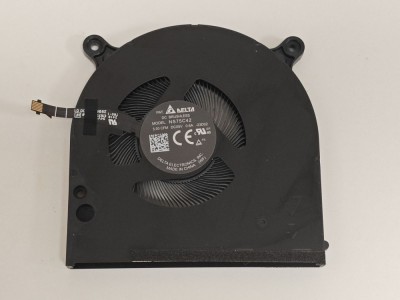 Cooler placa video Laptop, Dell, XPS 16 9640, 08GVMH, 8GVMH, NS75C42-23D02, 023.100VR.0001.A01, discrete graphics, 5V, 0.6A, GPU foto
