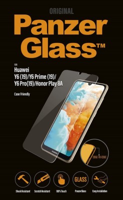 PanzerGlass - Geam Securizat Case Friendly pentru Huawei Y6, Y6 Pro, Y6 Prime 2019, Honor Play 8A, transparent foto