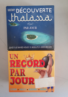 Un record par jour 2017 +Une d&amp;eacute;couverte Thalassa par jour 2016 (French Edition) foto
