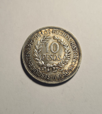Uruguay 10 Pesos 1961 UNC foto