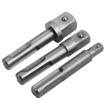 Cumpara ieftin 3 Adaptoare SDS-plus diametru 10 mm x 1/4&quot;; diametru 10 mm x 3/8&quot;; diametru 10 mm x 1/2&quot;