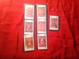 Serie Mongolia 1989 - Pictura religioasa , 7 valori