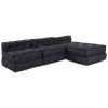 VidaXL Canapea modulară Manual 4 pcs Antracit 70 x 70 x 56 cm țesătură 3315069