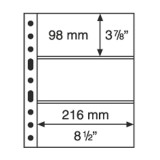 Grande 3S foi PVC de rezerva /negru/ A4 , pentru banknote -5 buc.