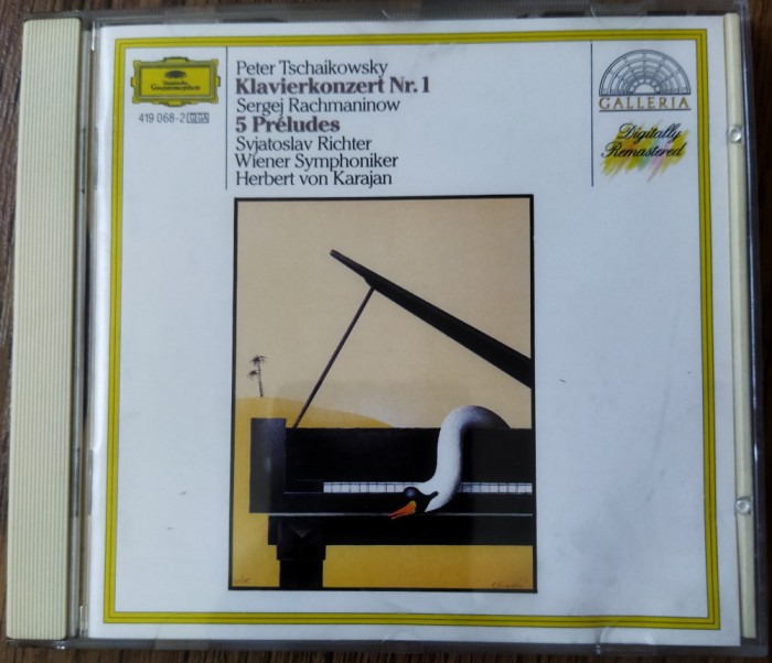 CD Tschaikowsky / Rachmaninow &ndash; Klavierkonzert Nr 1 / 5 Pr&eacute;ludes [Karajan]
