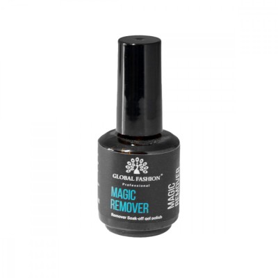 Remover pentru eliminarea ojei semipermanente 15 ml, Magic Remover Global Fashion foto