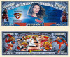 SUA = FANTASY NOTE (TJ6) = SUPER GIRL - 2012 - UNC / SERIA COMICS SUPERHEROS