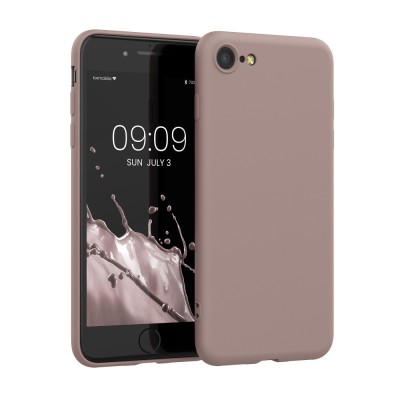 Husa Kwmobile pentru Apple iPhone 8/iPhone 7/iPhone SE 2, Silicon, Mov, 49979.236 foto