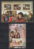 Guineea 2012 - Picturi ale marilor maeștri italieni - Botticelli, Colita + Bloc, Cota 34 EURO, MNH