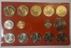 United States, Statele Unite ale Americii, SUA, America, set 14 monede, 2007, D, America de Nord