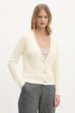 Answear Lab cardigan femei, culoarea bej