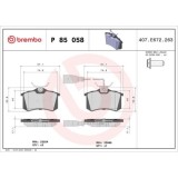 Placute frana Ford Galaxy I (Wgr) 03.95-05.06, Galaxy Mk I Van (Wgr) 03.95-05.06; Seat Alhambra (7v8 7v9) 04.96-03.10, Alhambra Van (7v8 7v9) 03.96-0, BREMBO