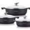 Set de tigai pentru prajit felii Royalty Line cu acoperire antiaderenta. Handy KitchenServ