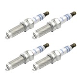 Set 4 bujii scanteie Bosch pentru Hyundai Elantra V, Genesis, i30, ix35, i40, Santa Fe, Sonata, Kia Ceed, Optima, Rio, Sorento, Soul, Sportage, Suzuki