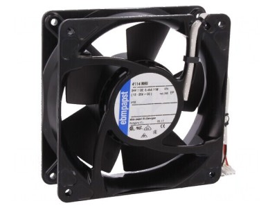 Ventilator axial DC 24VDC 119x119x38mm 227m3/h 56dBA foto