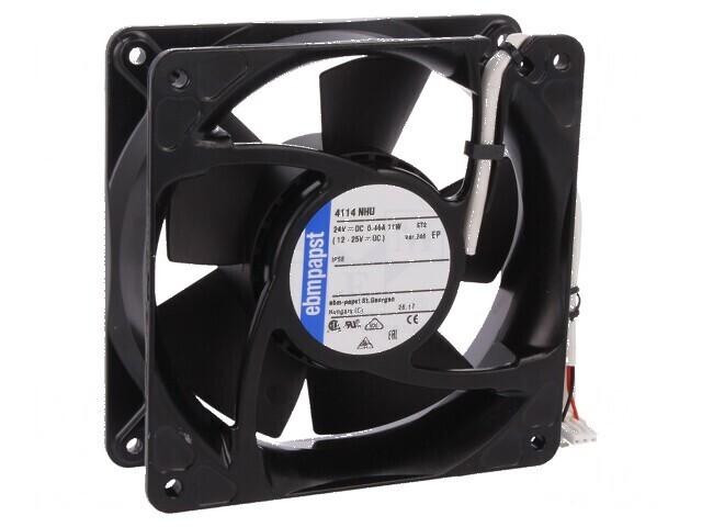 Ventilator axial DC 24VDC 119x119x38mm 227m3/h 56dBA