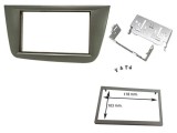 Cadru radio 2DIN cu console metalice + cadru (173A 103mm) Seat ALTEA 2004 2015 TOLEDO 2004 2009