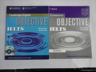 Cambridge English OBJECTIVE IELTS Advanced Self-study Student&amp;#039;s Book / Advanced Workbook - Audio CD Set - Michael Black / Annette Cap foto