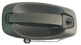 Maner usa exterior Citroen Nemo (Aa), 10.07-, Fiat Fiorino/Qubo, 10.07-, Peugeot Bipper, 10.2007-, negru, cu orificiu pentru insertie de blocare a us
