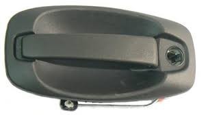 Maner usa exterior Citroen Nemo (Aa), 10.07-, Fiat Fiorino/Qubo, 10.07-, Peugeot Bipper, 10.2007-, negru, cu orificiu pentru insertie de blocare a us foto