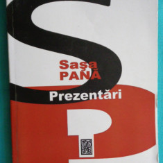 Sasa Pana – Prezentari ( prima editie )( avangarda )