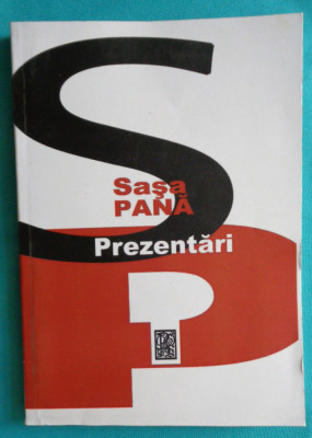 Sasa Pana &amp;ndash; Prezentari ( prima editie )( avangarda ) foto