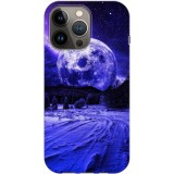 Husa compatibila cu Apple iPhone 12, iPhone 12 Pro model To the moon, Silicon, TPU, Viceversa, Transparent, Carcasa