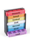 Cutie săptăm&acirc;nală pentru pastile (Dimineața, Pr&acirc;nzul, Seara și Noaptea) - Turn mic de medicamente stivuit