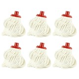 Cumpara ieftin Set 6 Rezerve Mop din bumbac, 300 g