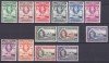 DB1 Colonii 1934 Gold Coast KG VI Castel in Accra 12 v. MNH + 1 v. MVLH 2 poze, Nestampilat