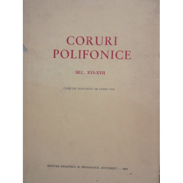 CORURI POLIFONICE - DORIN POP