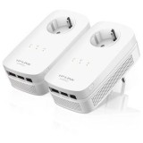 Kit Adaptor Powerline AV1200, 1200Mbps Powerline Datarate