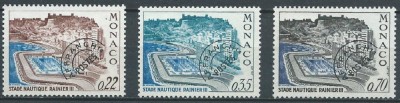 C4739 - Monaco 1969 - Preobliterate 3v. neuzat,perfecta stare foto