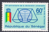 C4707 - Senegal 1963 - Drepturile omului.neuzat,perfecta stare, Nestampilat