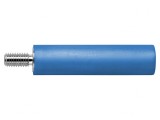 Soclu Banană 4mm 32A Albastru Nichelat