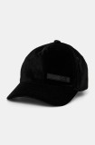 EA7 Emporio Armani șapcă de baseball din bumbac culoarea negru, neted, 4F101.280048