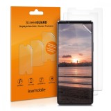 Cumpara ieftin Set 3 Folii de protectie pentru Sony Xperia 1 II, kwmobile, Fata, Transparenta, 52469.1