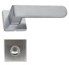 M&acirc;ner Ușă Interior M1031 Crom Satinat cu Rozetă WC, Aliaj AlZn, Rozetă Slim 50x50mm, Made in Italy