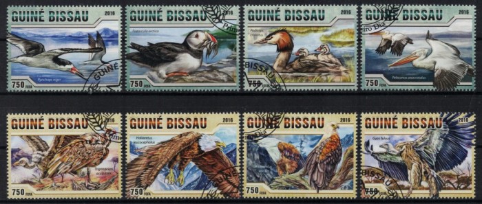 GUINEEA-BISSAU 2016 - Pasari / serii complete