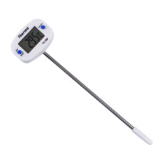 Termometru alimentar digital de insertie 2 butoane, alb, cu tija, model IT01
