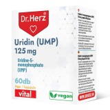Capsule vegane cu Uridina-5 monofostat (UMP) 125 mg Dr Herz 60 buc