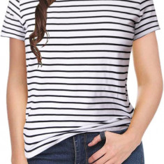 Oco Femei '80 Off Shoulder Topuri Mânecă scurtă Casual Loose Fit Bluză tricou