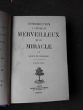 INTRODUCTION A L ETUDE DU MIRACLE - JOSEPH DE TONQUEDEC