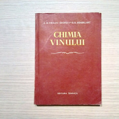 CHIMIA VINULUI - A. M. Frolov-Bagreev, G. G. Agabaliant - 1955, 450 p.